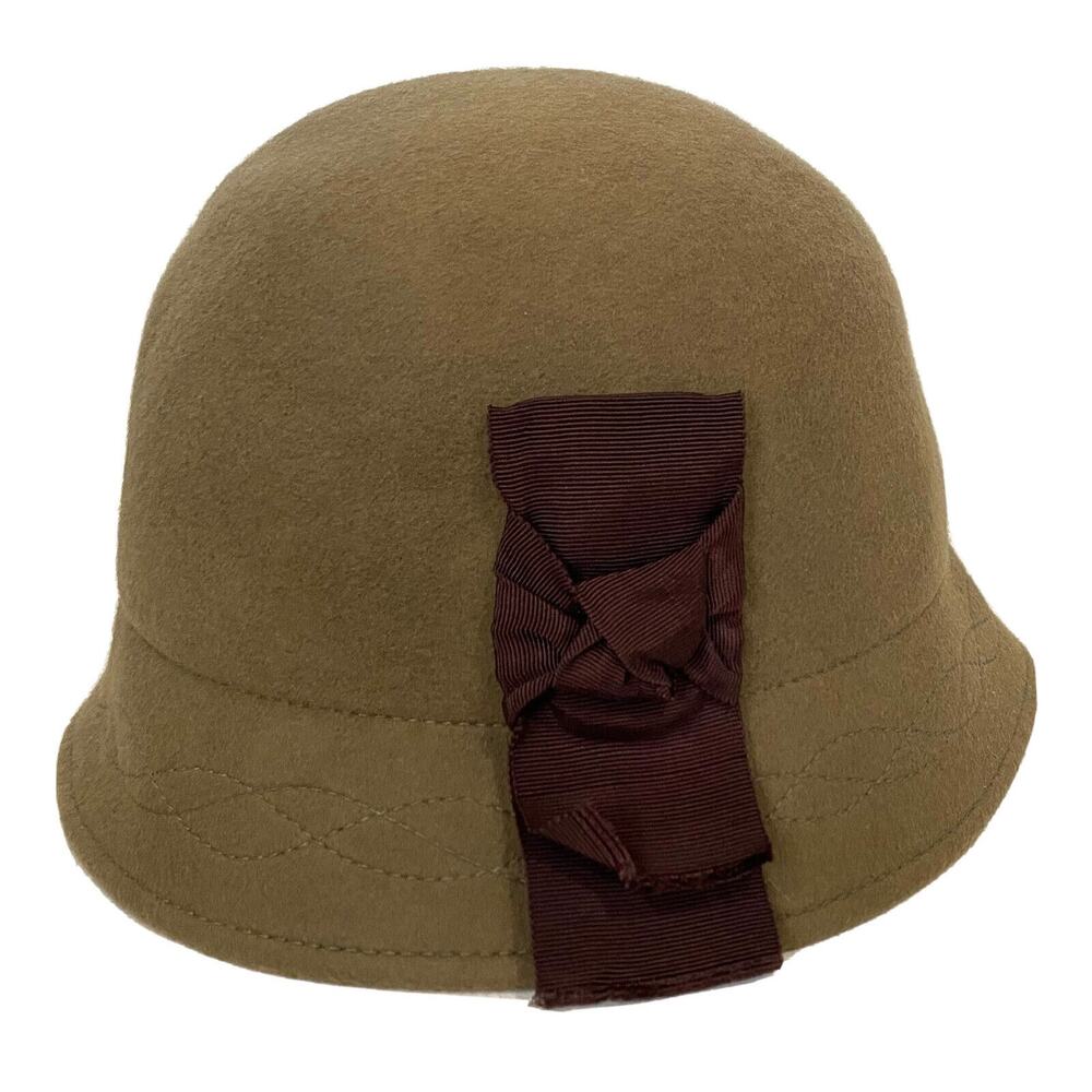 Albertus Swanepoel for Target Women’s Hat 100% Wool Cloche Bucket Retro Style OS